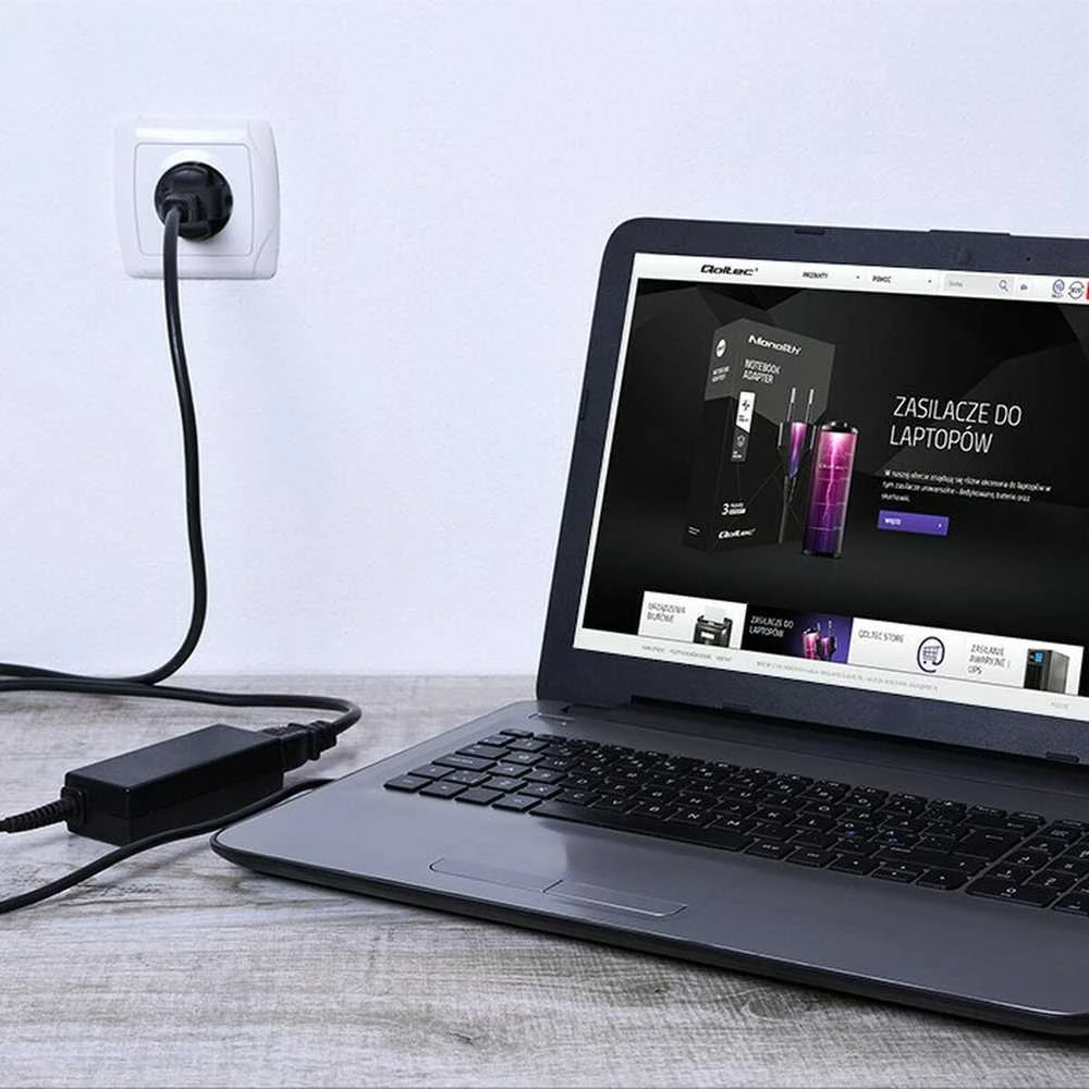 QOLTEC 51516 Nešiojamas kompiuteris AC power adapter Dell 90W 19.5V 4.62A 4.5 3.0+pin