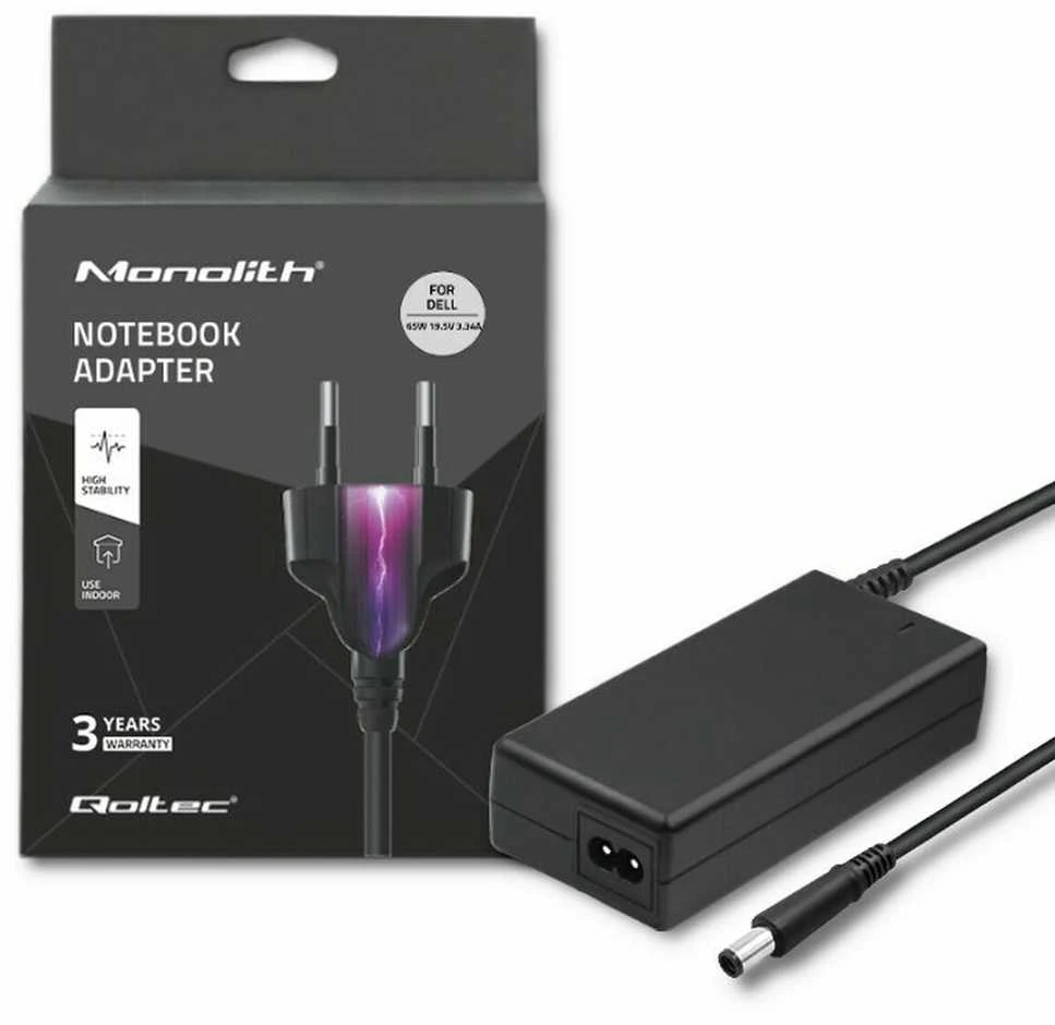 QOLTEC 51506 Nešiojamas kompiuteris AC power adapter f Asus 45W 19V 2.37A 4.0x1.35