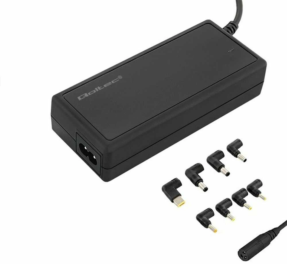 Universalus nešiojamų kompiuterių įkroviklis Qoltec 50012 90W + 8 kištukai