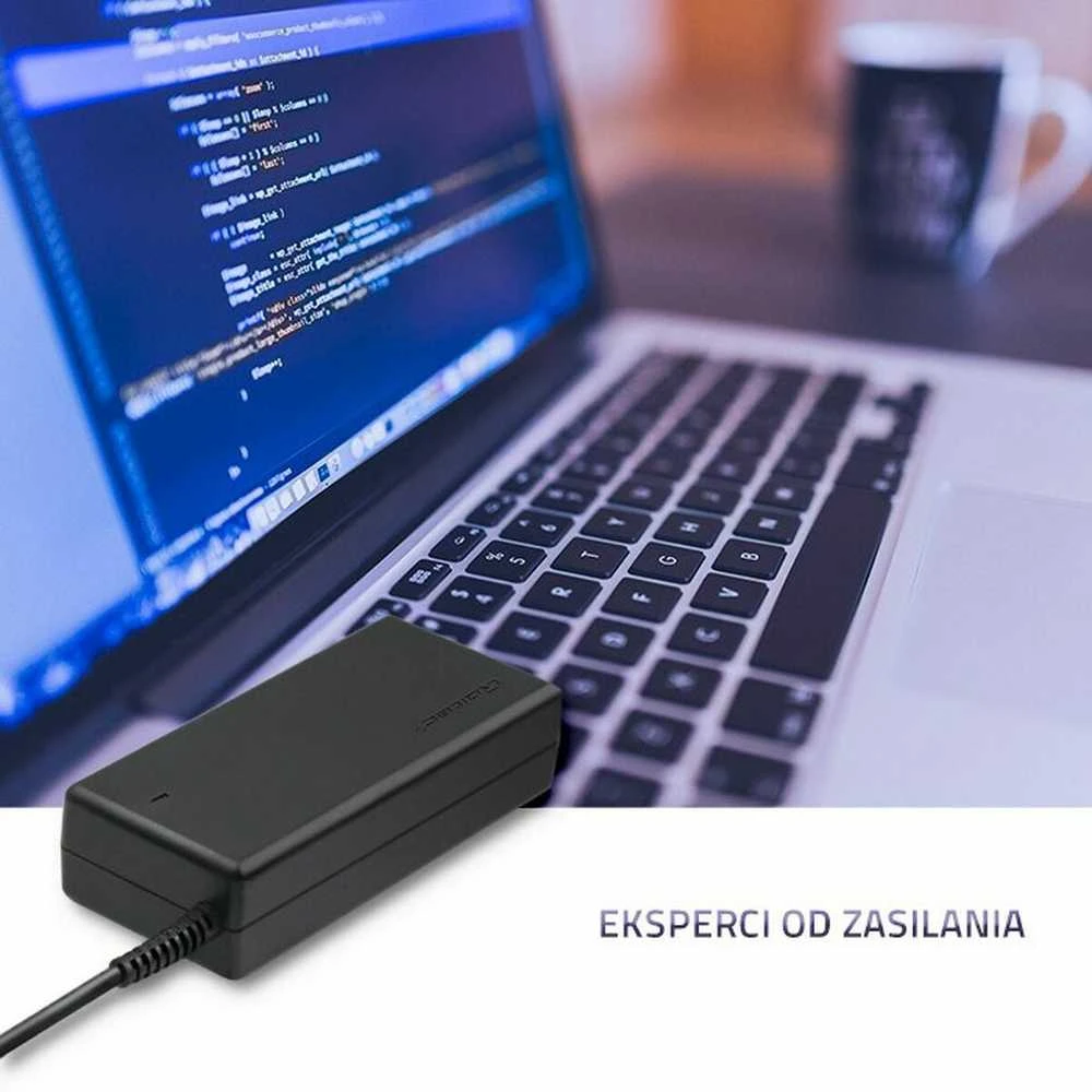 QOLTEC 50070 Nešiojamas kompiuteris AC power adapter 90W 19V 4.74 A 5.5x2.5 +power cable