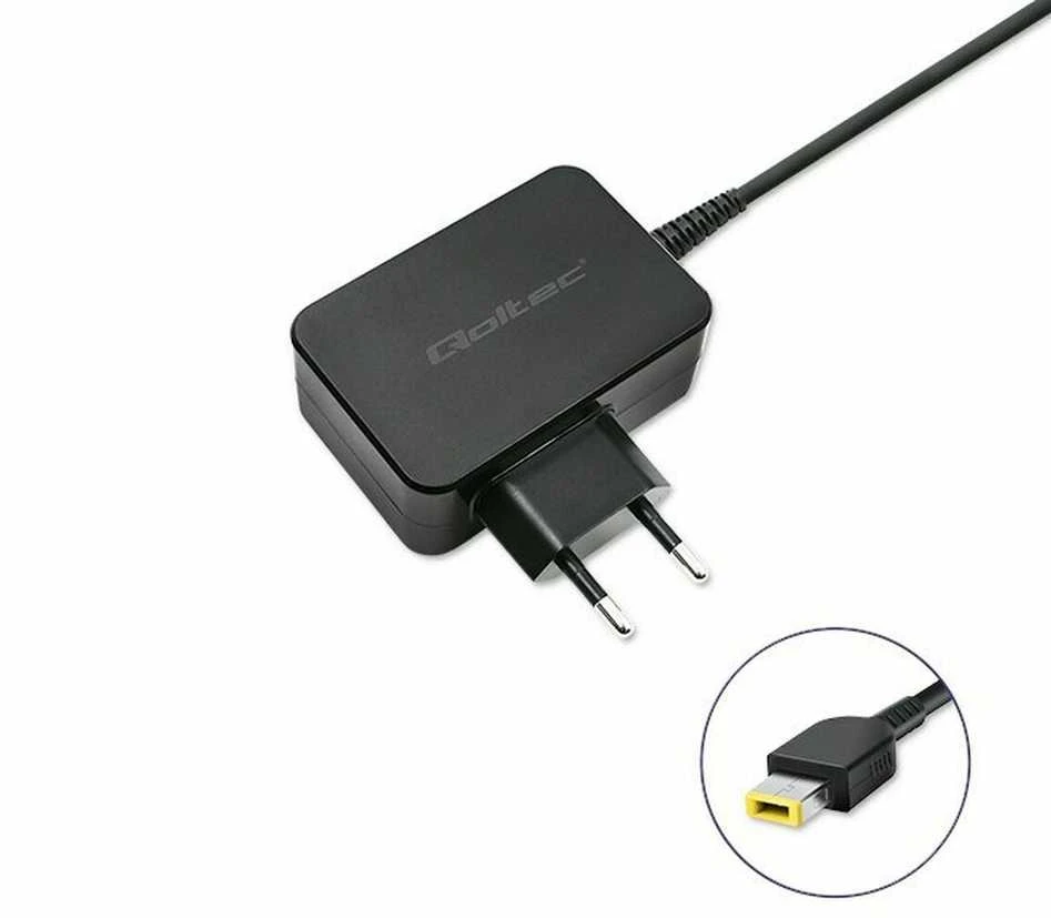 QOLTEC 51035 Maitinimo adapteris, skirtas Lenovo 45W 20V 2,25A SlimTip kaiščiui