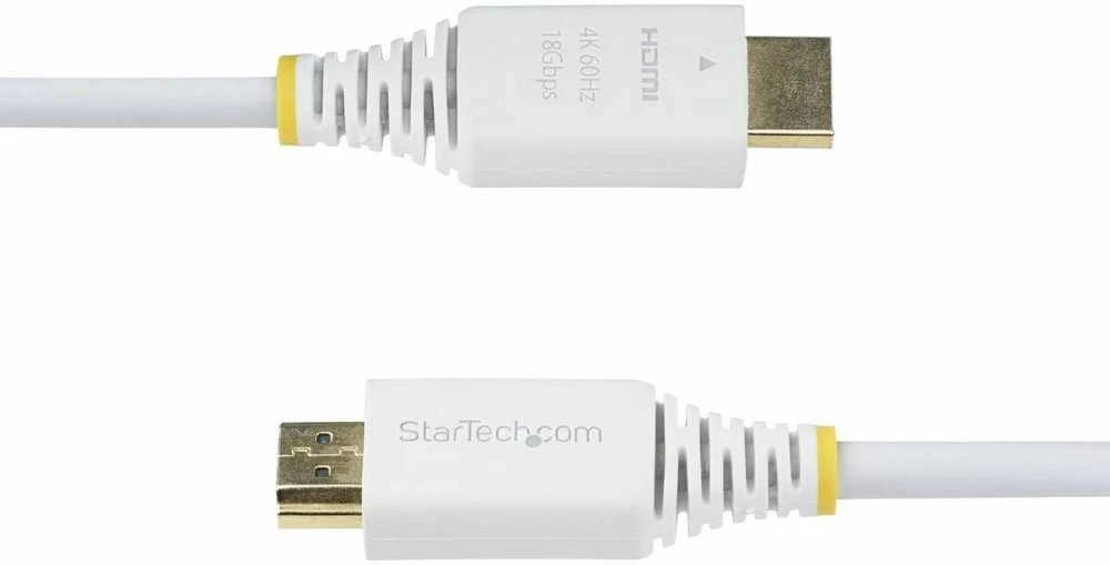 StarTech StarTech HDMI2-CABLE-4K60-6FW kabelis HDMI 1,8 m HDMI Typu A (Standard) Baltas