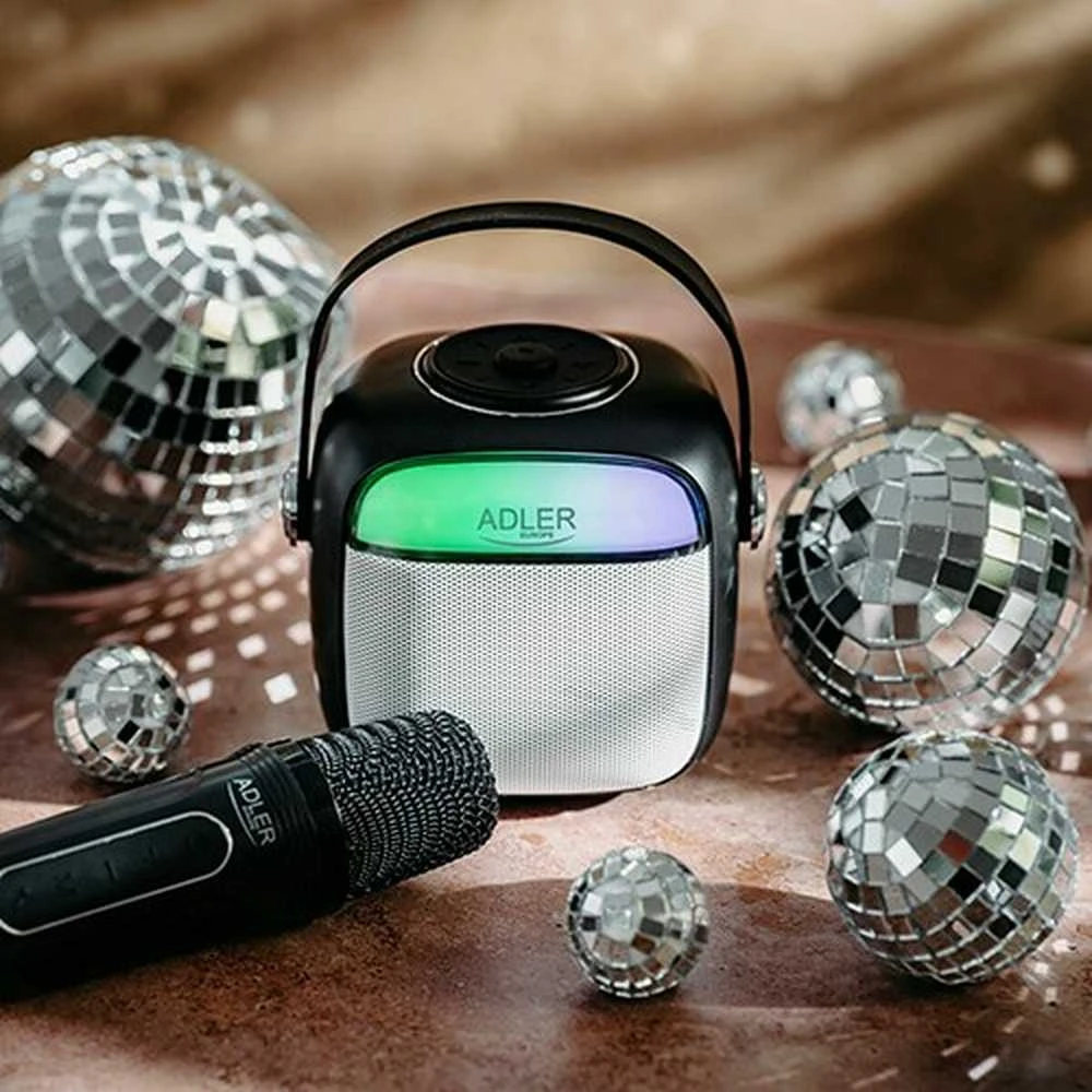 Karaoke garsiakalbis su mikrofonu ADLER AD-1199B
