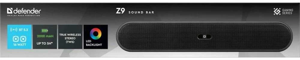 DEFENDER BLUETOOTH SOUNDBAR Z2 6W LED USB