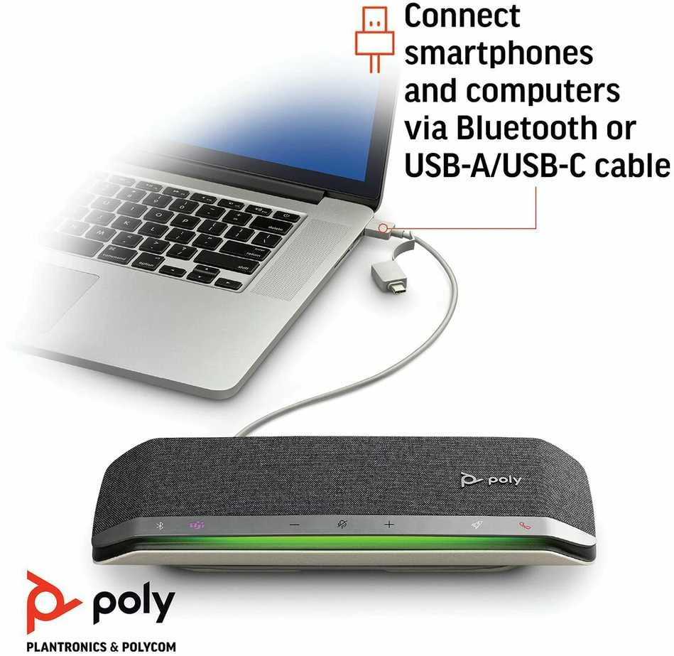 Hewlett Packard (HP) HP Poly „Poly Sync 40“ „Microsoft Teams“ sertifikuotas garsiakalbinis telefonas