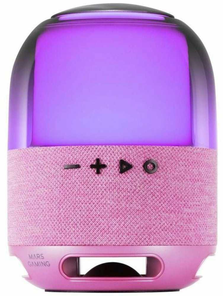 Mars Gaming MSFLOWP Portable Party Speaker Stereo 15 W 2000 mAh / pink