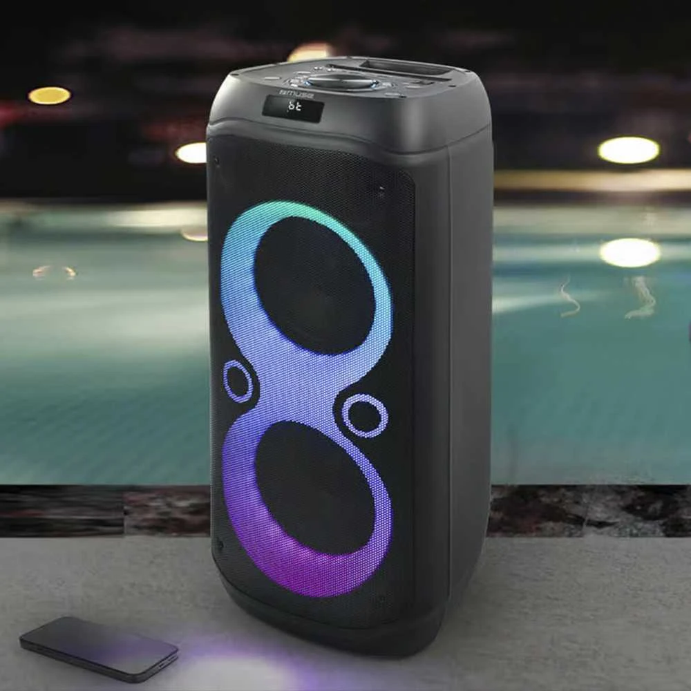 Muse | Party Box Speaker | M-1937 DJ | 600 W | Bluetooth | Belaidė jungtis | Portable | Juodas