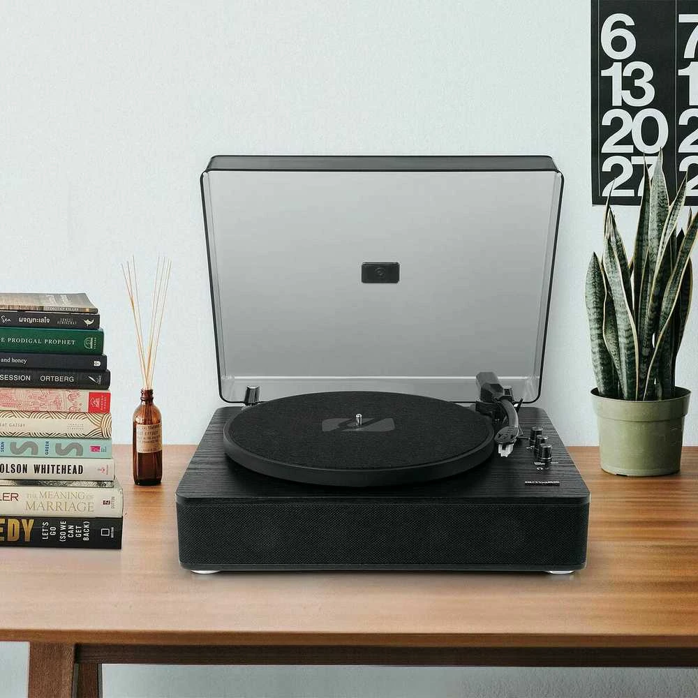 Muse MT-106 WB patefonas, Juodos spalvos