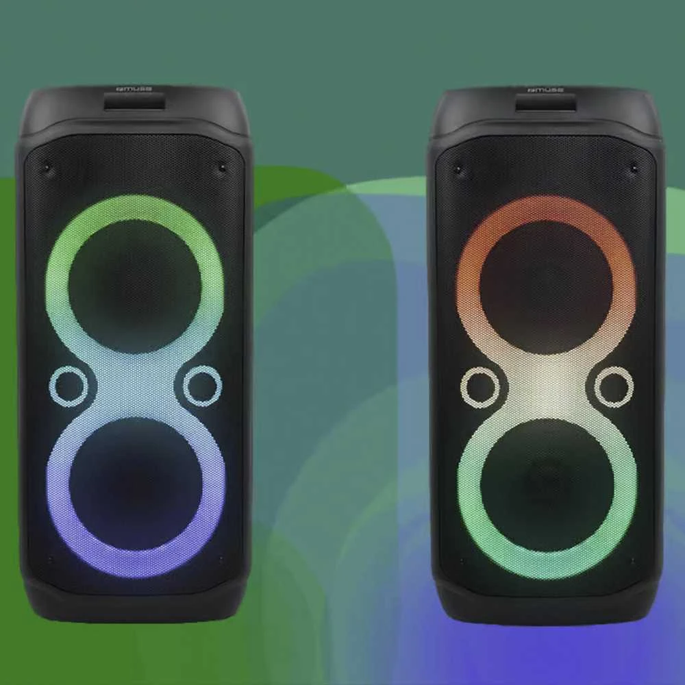 Muse | Party Box Speaker | M-1937 DJ | 600 W | Bluetooth | Belaidė jungtis | Portable | Juodas