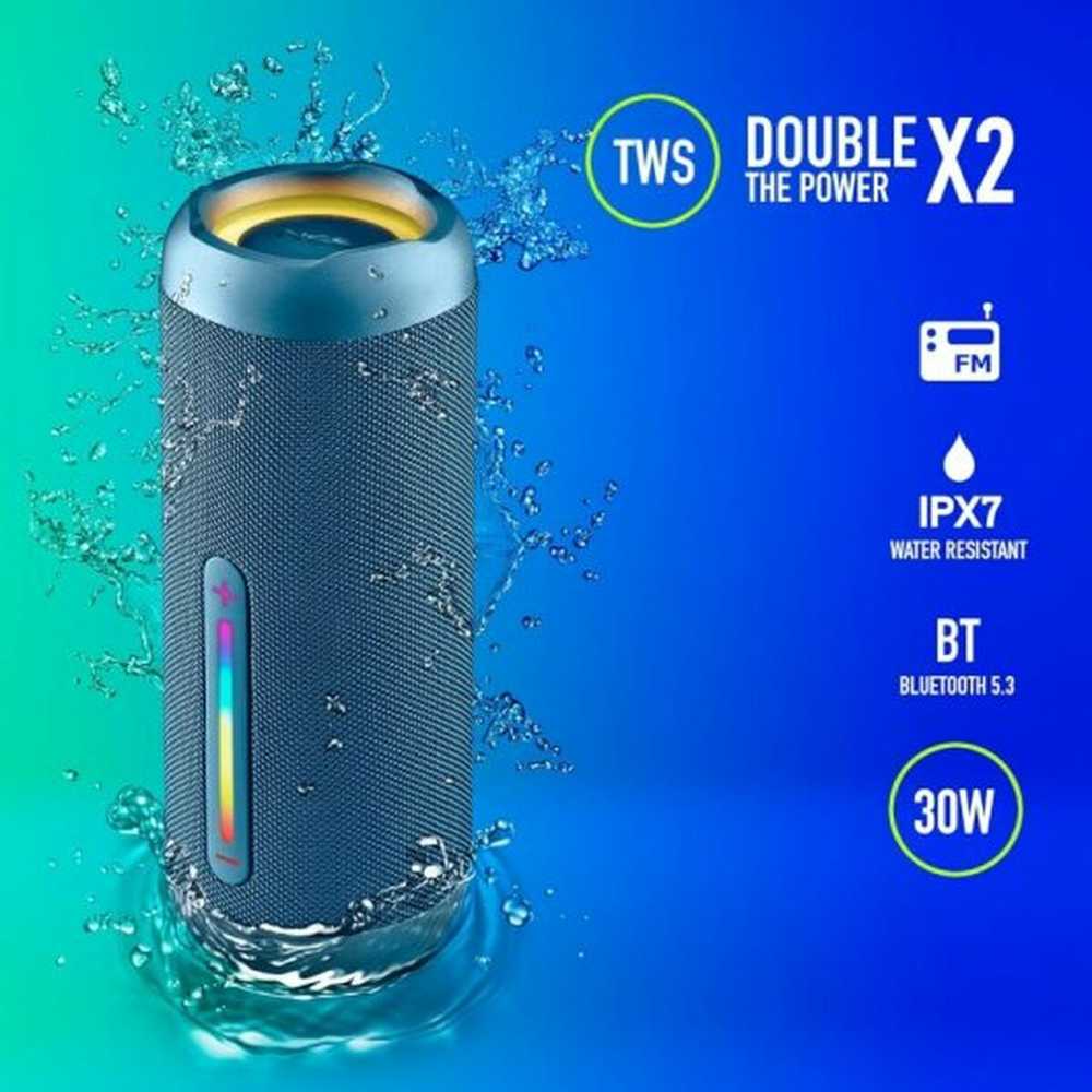 Nešiojamos Bluetooth garso kolonėlės NGS ROLLERFURIA2BLUE