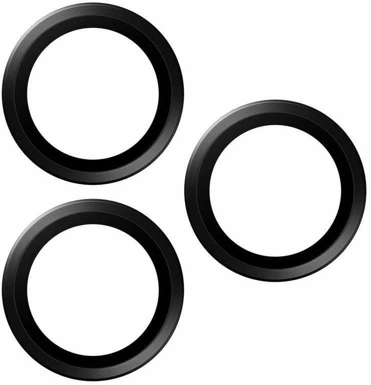 Panzer Glass PanzerGlass™ lankeliai fotoaparato objektyvo apsauga iPhone 15 Pro | 15 Pro Max | Juodas Metalas