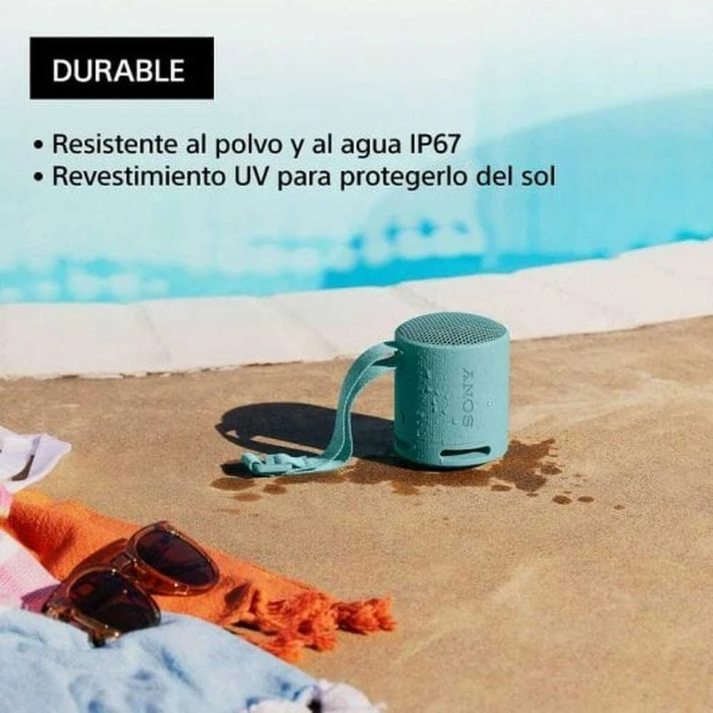 Nešiojama kolonėlė Sony SRS-XB100, Mėlynos spalvos