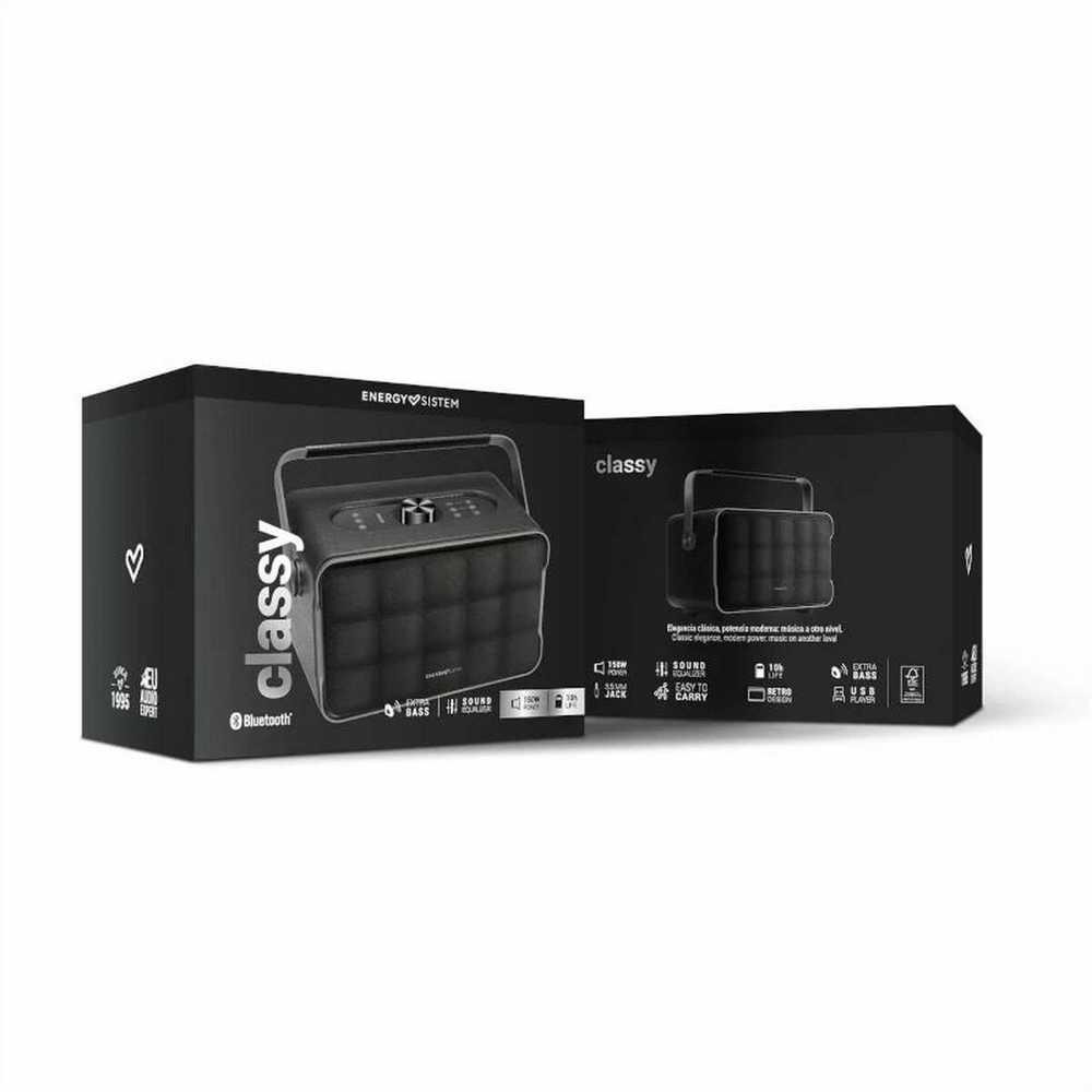 Energy Sistem Classy Speaker | 150 W | Bluetooth | Juodas | Portable | Belaidė jungtis
