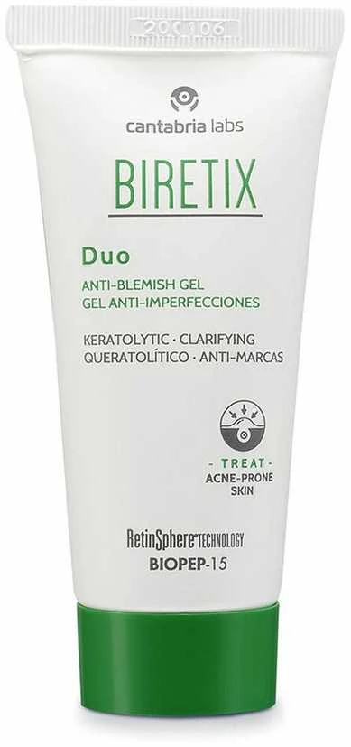 Cantabria Labs Biretix duo prieš spuogus gelis 30 ml