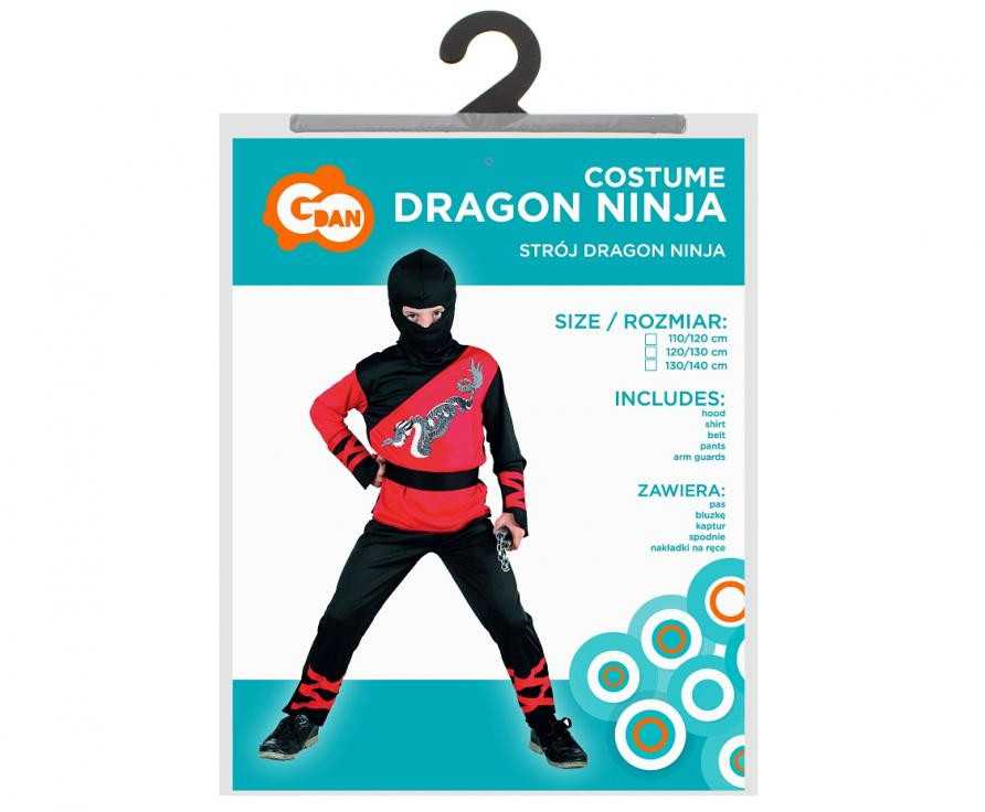 GoDan Vaikų kostiumas drakonas universalus Ninja