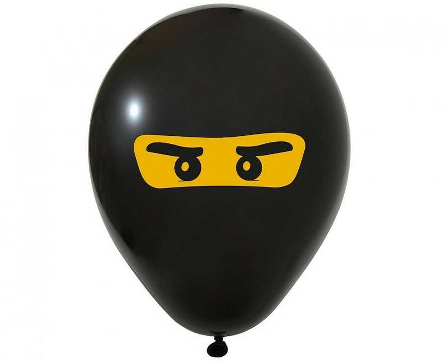 Ninja Ninja balionas, 5 vnt. 12 colių (30 cm)