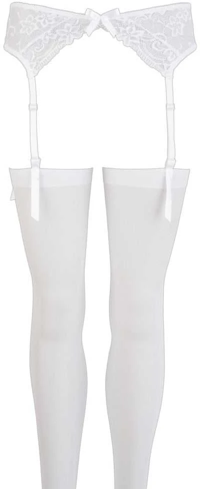 Noxqse Suspender Belt baltas S/M