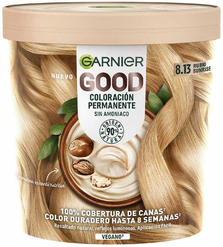 Garnier Good Coloración Permanente 8,13-Rubio, 217 ml