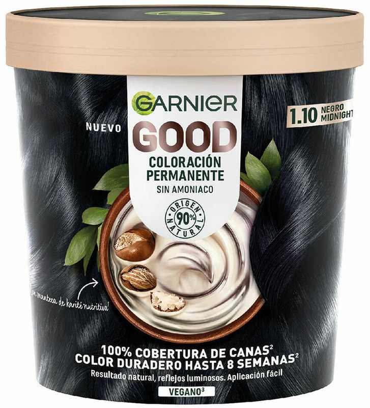 Garnier Good Coloración Permanente 1,10-Negro, 217 ml