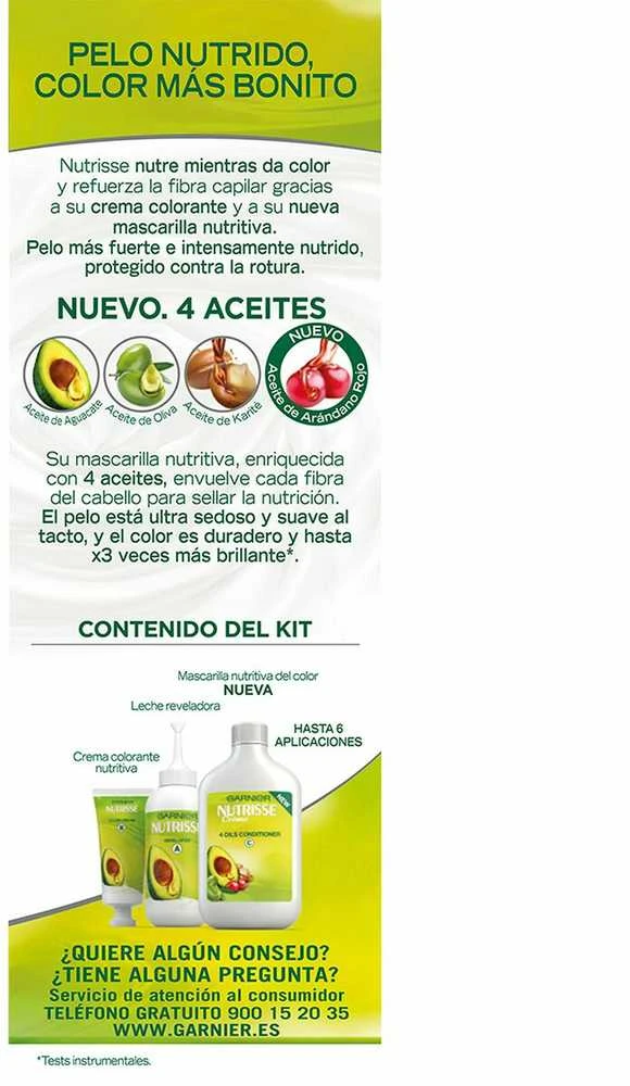 Garnier Nutrisse Crème maitininantis Color 6.41 Intense Brown