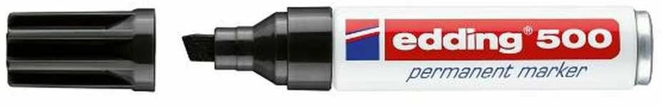 Edding 500 Perm Marker Juodas Juodas (4-500001) (4500001)