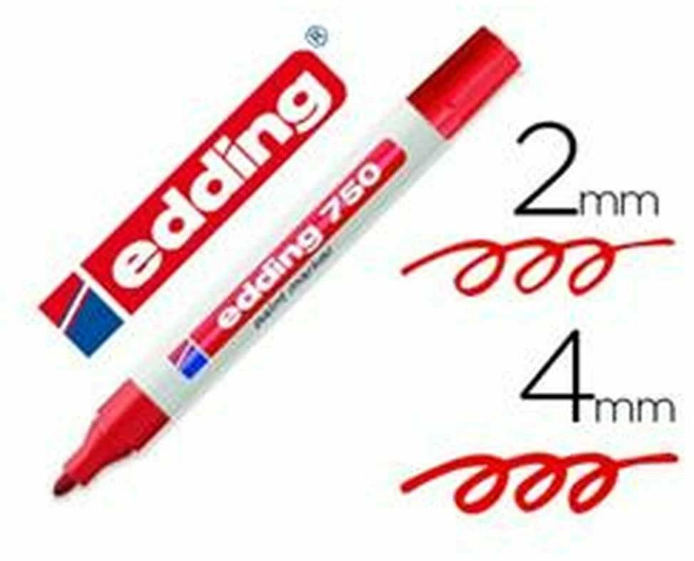 Edding 750 Paint Marker Raudona (4-750002) (4750002)