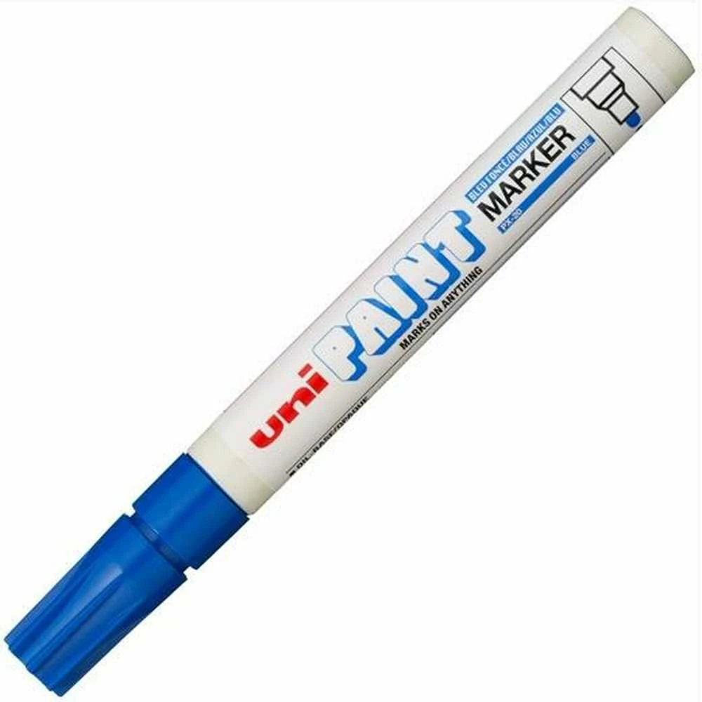 Uni-Ball Uni Mitsubishi Pieštukas Žymeklis aliejinis Uni PX-20, 2.2-2.8 mm, apvali galvutė, mėlynas 1214-009