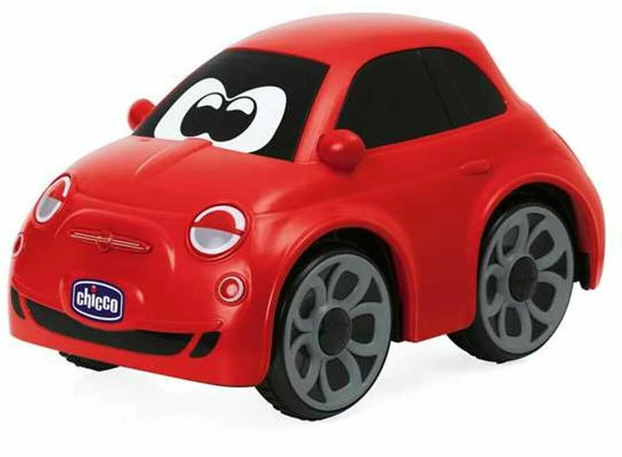 Chicco Radijo bangomis valdomas raudonas Fiat 500 automobilis su pultu