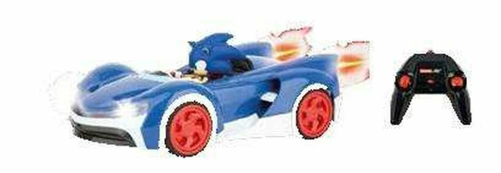 Carrera Radijo bangomis valdomas Sonic lenktyninis automobilis su akumuliatoriumi