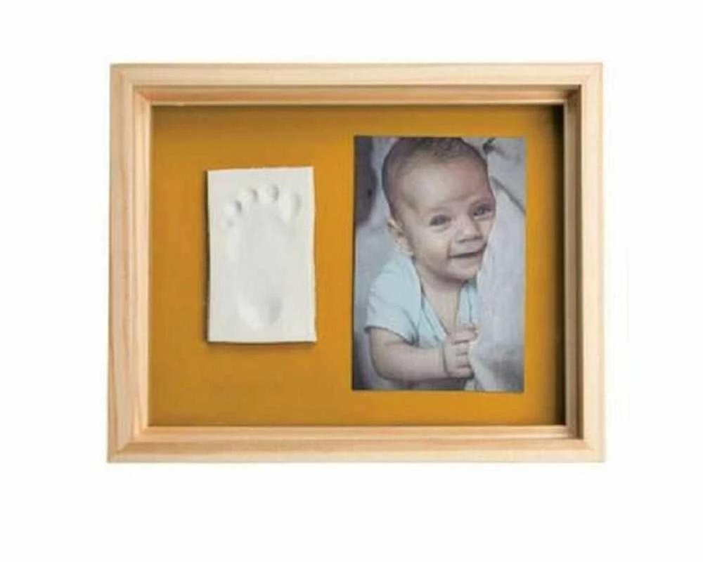 Baby Art „Pure Frame“ medinis rinkinys kūdikio pėdsakui ar delno atspaudui sukurti 3601092030