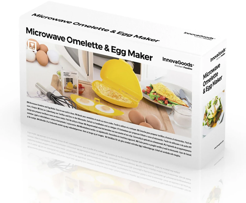 Omleto gamintojas mikrobangų krosnelėje InnovaGoods