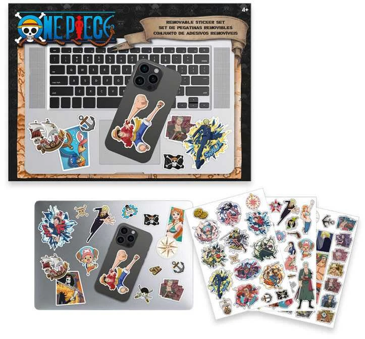 Kids Licensing One Piece Removable sticker set