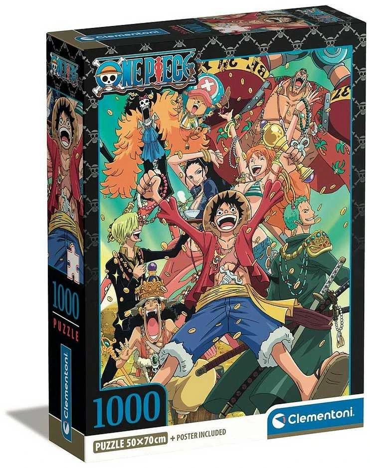 Clementoni Dėlionė 1000 vnt. - Anime OnePiece