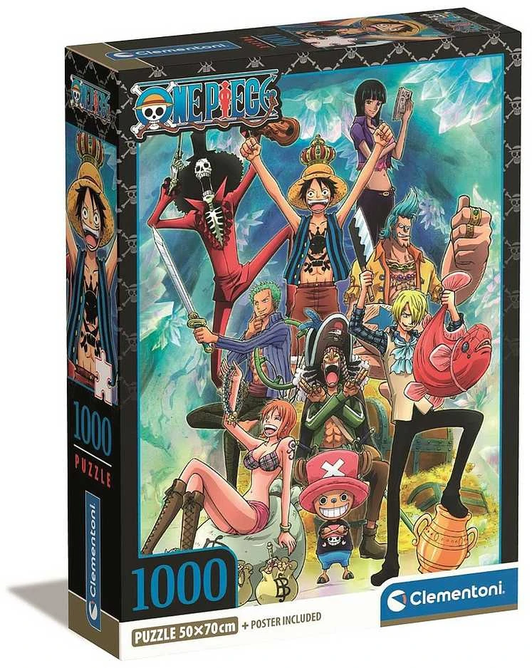 Clementoni Dėlionė 1000 vnt. - One Piece
