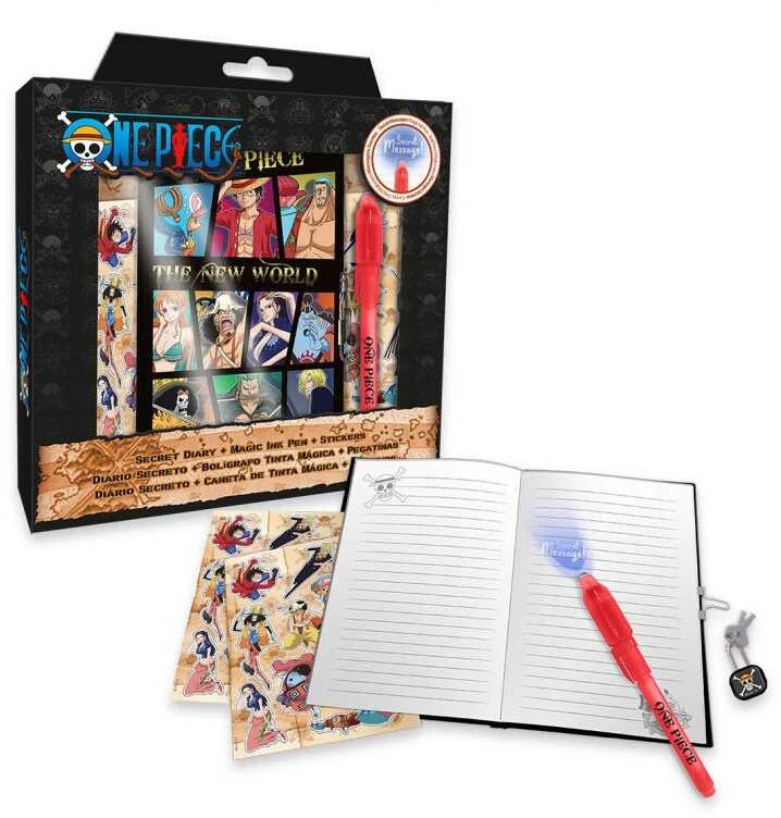 Kids Licensing One Piece Diary + magic pen