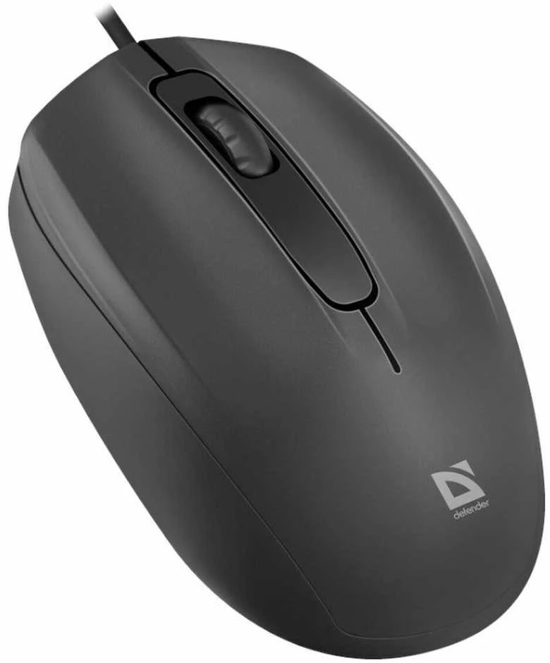 Pelė DEFENDER ALPHA MB-507 optinė 1000dpi 3P Juodas SILENT CLICK