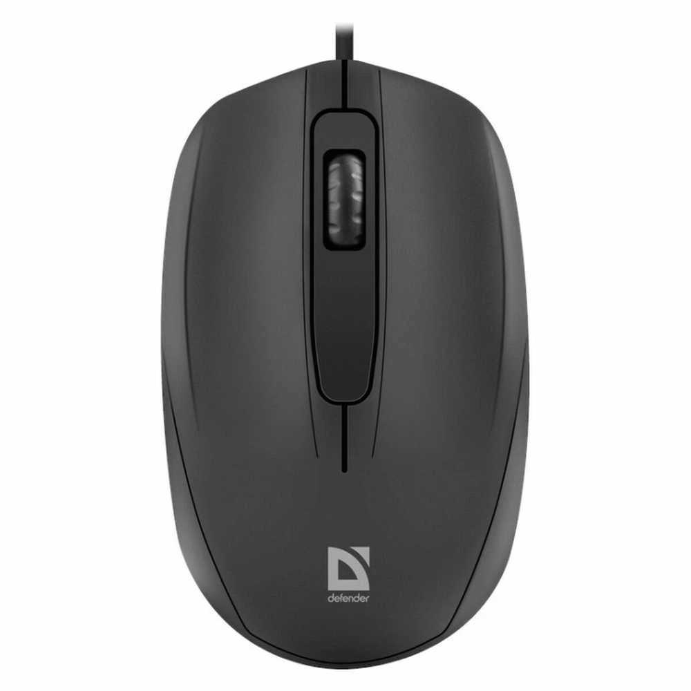 Pelė DEFENDER ALPHA MB-507 optinė 1000dpi 3P Juodas SILENT CLICK