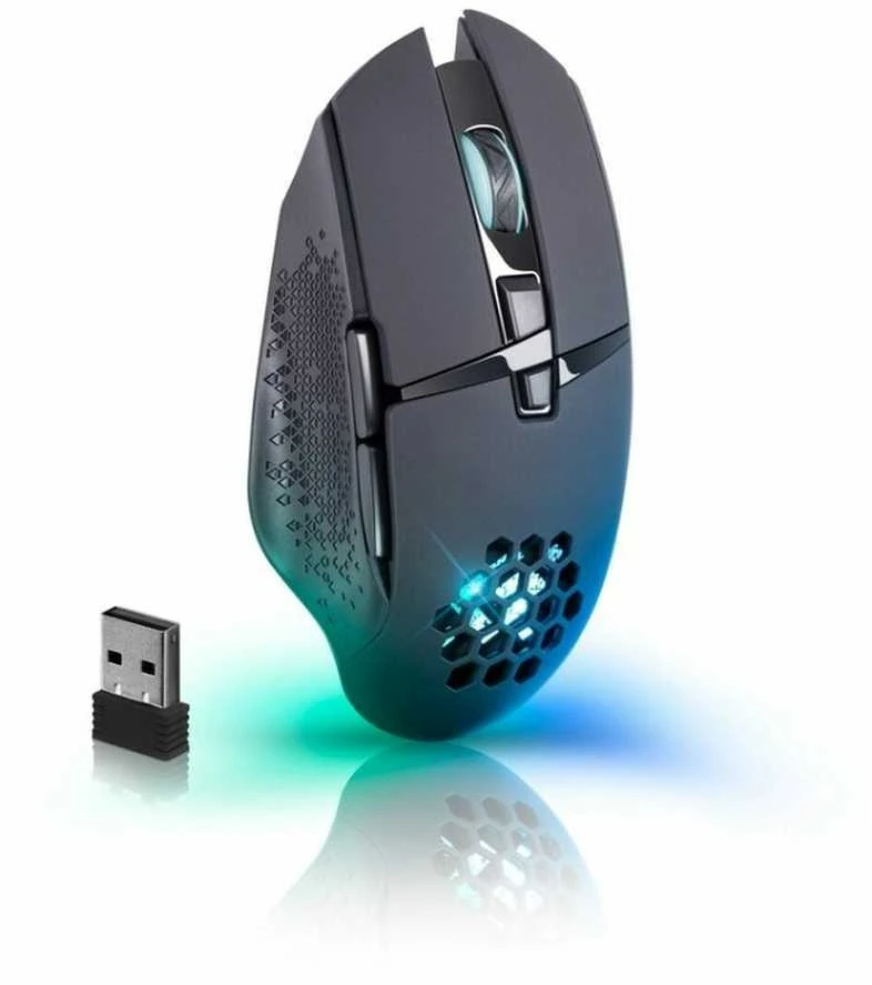 Žaidimų Pelė - Pelė Defender GM-514 RGB 3200 DPI Juoda