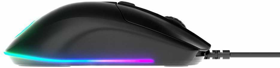 Žaidimų pelė SteelSeries su laidu Rival 3, Juodos spalvos