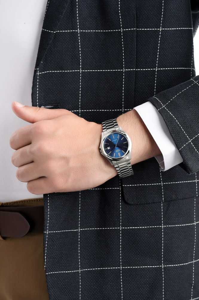 Orient šiuolaikinis mechaninis automatinis vyriškas laikrodis RA-AR0007S10B + dėžutė