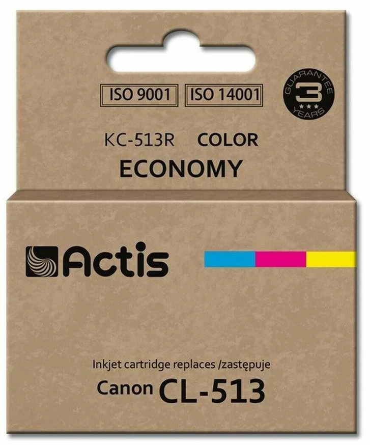 Rašalo Kasetė - Actis KC-513R Pakeitimas Canon CL-513 Standartinė 15 ml Spalvota