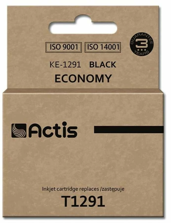 Rašalo Kasetė - Actis KE-1291 18ml Standartinė Juoda Pakeitimo Kasetė