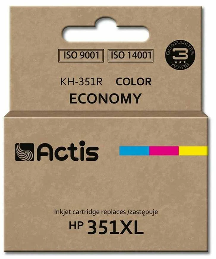 Rašalo Kasetė - Actis KH-351R 21 ml Dažų Pagrindo Spalvota Pakeičiama Kasetė HP 351XL