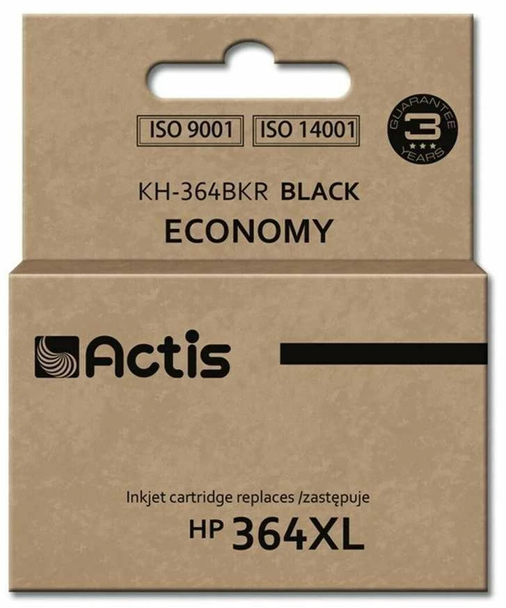 Rašalo kasetė - Actis KH-364BKR Juoda 20 ml