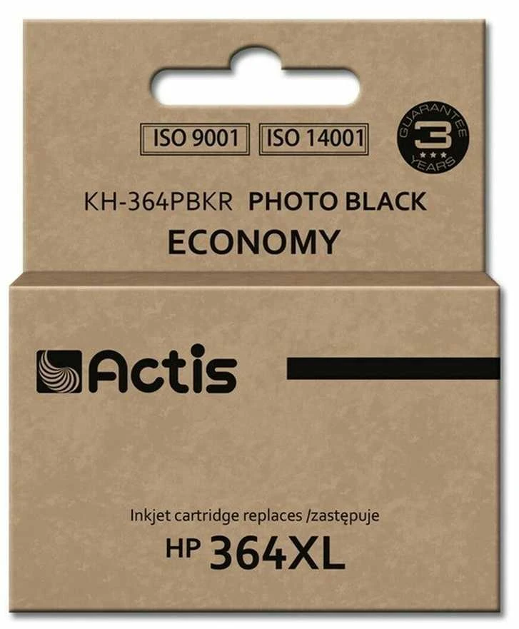 Actis KH-364PBKR rašalo kasetė (pakeitimas HP 364XL CB322EE; Standartinis; 12 ml; juodas, nuotrauka)