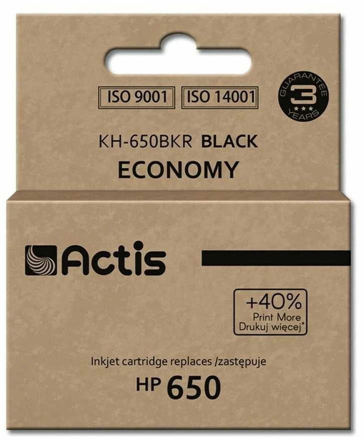 Rašalo Kasetė - Actis KH-650BKR Juodas 15 ml