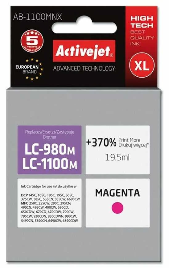 Spausdintuvo Rašalas - Activejet AB-1100MNX Raudonas, 19,5 ml