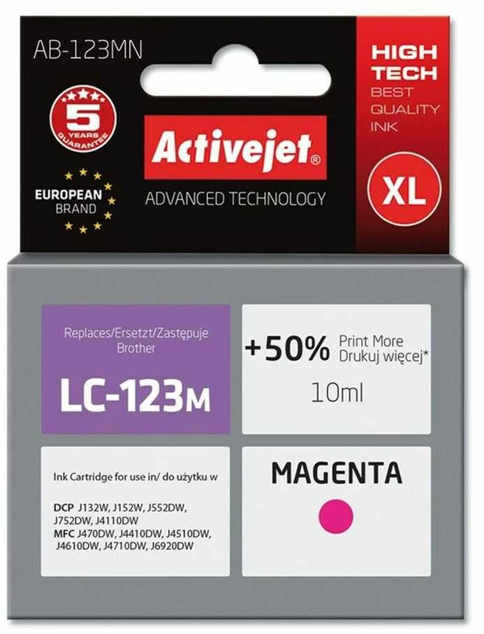 Rašalo Kasetė - Activejet AB-123MN Supreme Magenta 10 ml