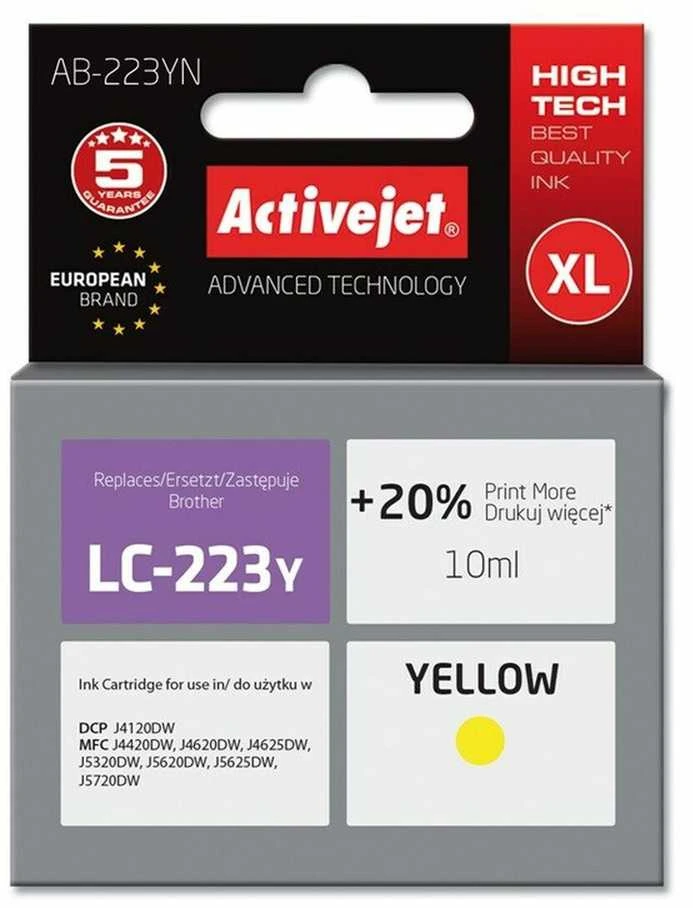 Rašalo Kasetė - Activejet AB-223Y Geltona