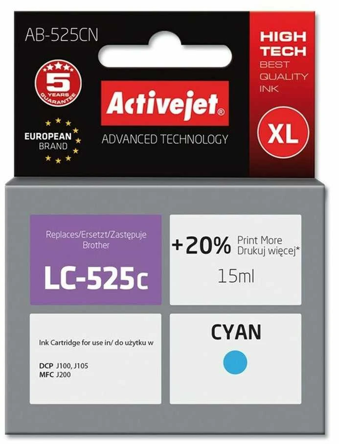Rašalo Kasetė - Activejet AB-525CN Mėlynas 15 ml